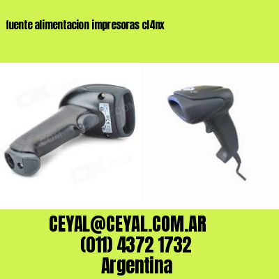 fuente alimentacion impresoras cl4nx