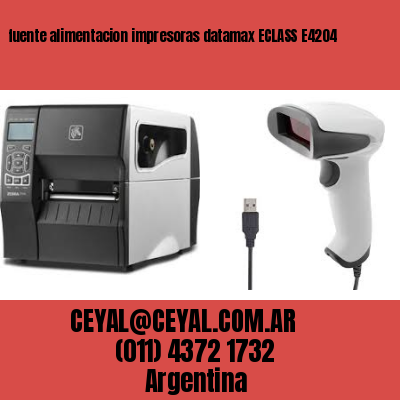 fuente alimentacion impresoras datamax ECLASS E4204