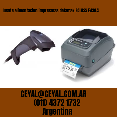 fuente alimentacion impresoras datamax ECLASS E4304