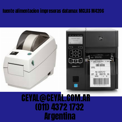 fuente alimentacion impresoras datamax MCLAS M4206