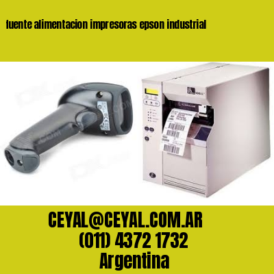 fuente alimentacion impresoras epson industrial