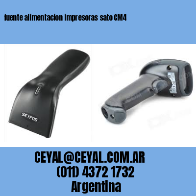 fuente alimentacion impresoras sato CM4