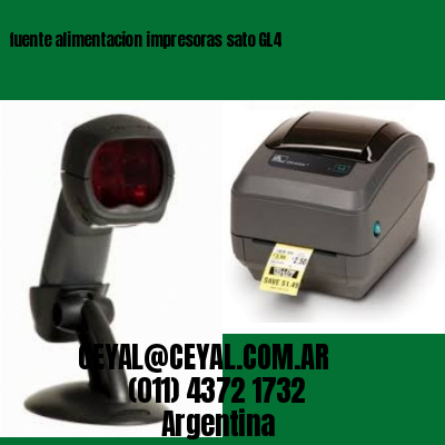 fuente alimentacion impresoras sato GL4