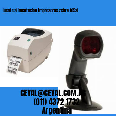 fuente alimentacion impresoras zebra 105sl