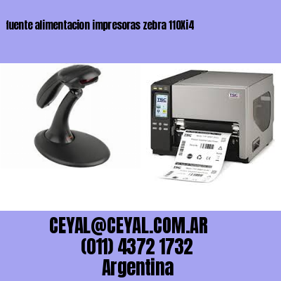 fuente alimentacion impresoras zebra 110Xi4