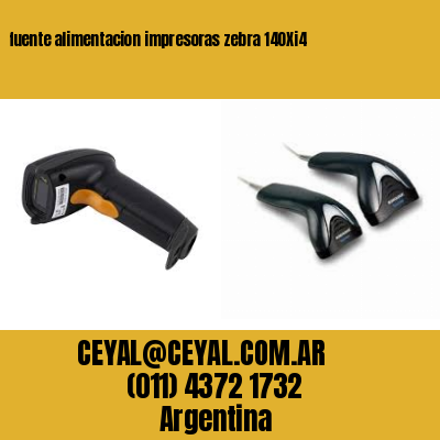 fuente alimentacion impresoras zebra 140Xi4