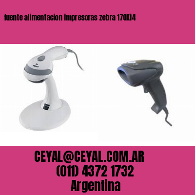 fuente alimentacion impresoras zebra 170Xi4