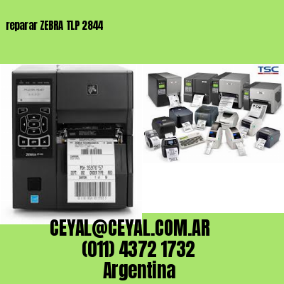 reparar ZEBRA TLP 2844