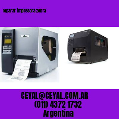 reparar impresora zebra