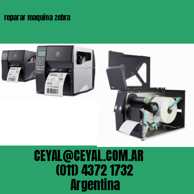 reparar maquina zebra