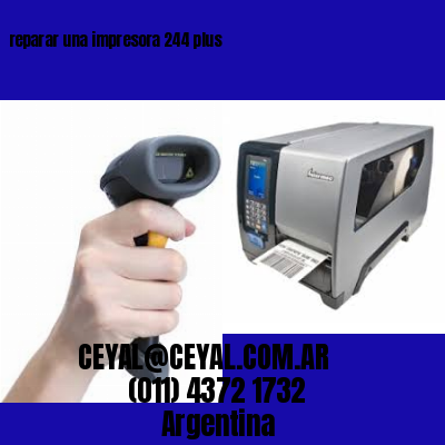 reparar una impresora 244 plus