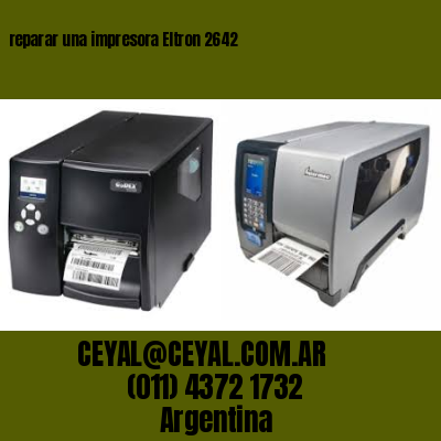 reparar una impresora Eltron 2642