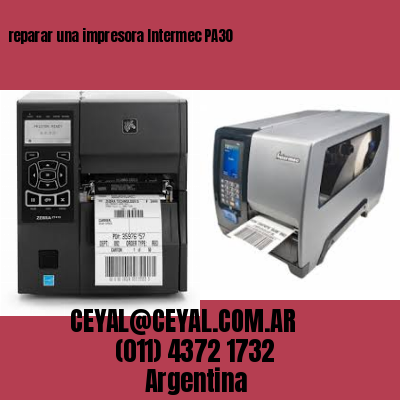 reparar una impresora Intermec PA30