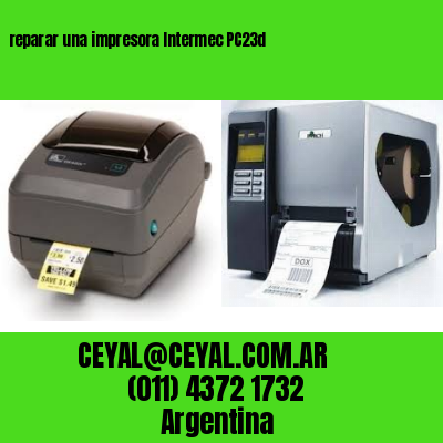 reparar una impresora Intermec PC23d