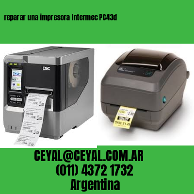 reparar una impresora Intermec PC43d