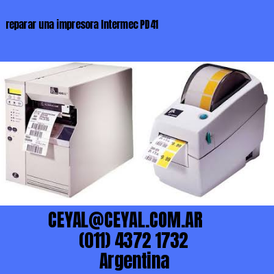 reparar una impresora Intermec PD41