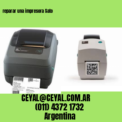 reparar una impresora Sato