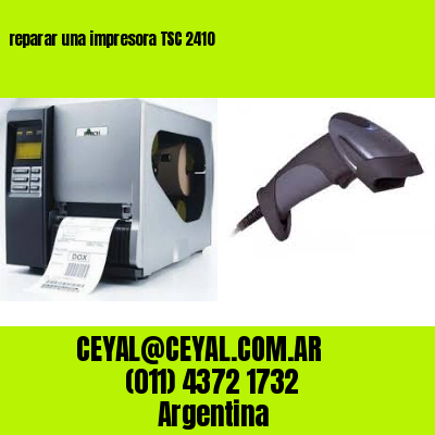 reparar una impresora TSC 2410