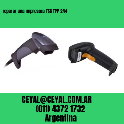 reparar una impresora TSC TPP 244