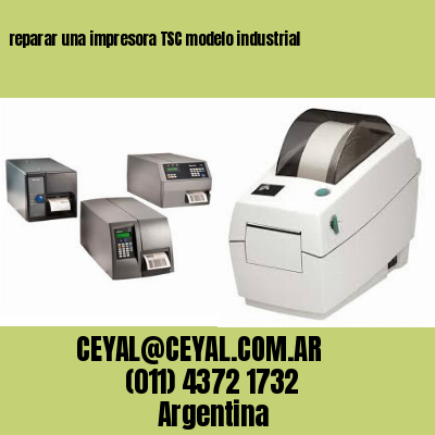 reparar una impresora TSC modelo industrial