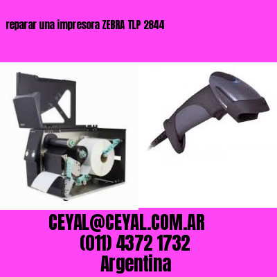 reparar una impresora ZEBRA TLP 2844