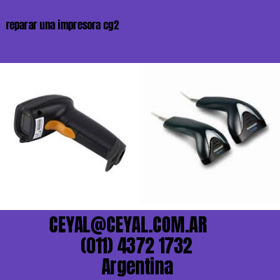 reparar una impresora cg2