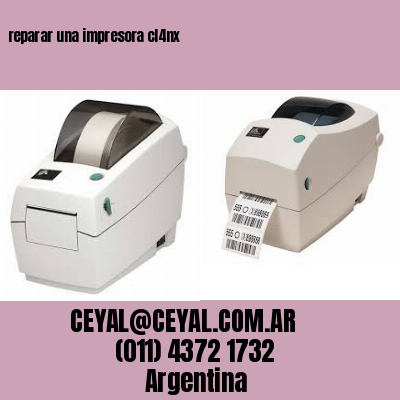 reparar una impresora cl4nx