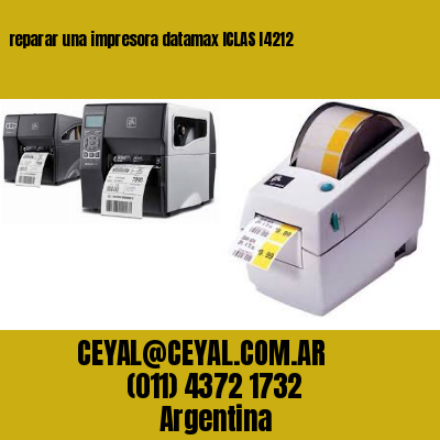reparar una impresora datamax ICLAS I4212