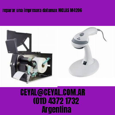 reparar una impresora datamax MCLAS M4206