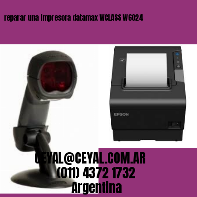 reparar una impresora datamax WCLASS W6024