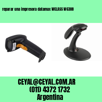 reparar una impresora datamax WCLASS W6308