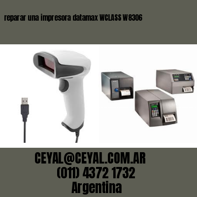 reparar una impresora datamax WCLASS W8306