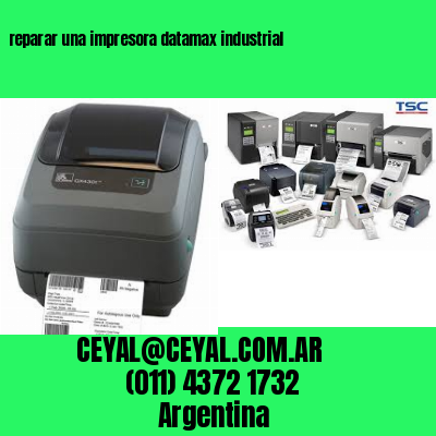 reparar una impresora datamax industrial