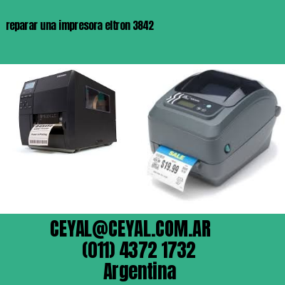 reparar una impresora eltron 3842