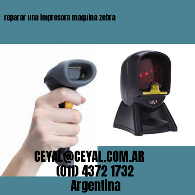 reparar una impresora maquina zebra