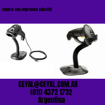 reparar una impresora sato CG2