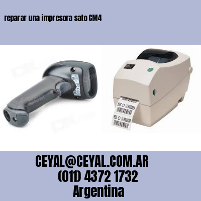 reparar una impresora sato CM4