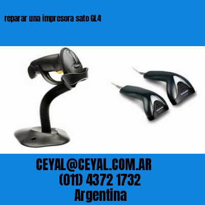 reparar una impresora sato GL4