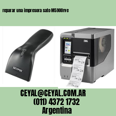 reparar una impresora sato M5900rve
