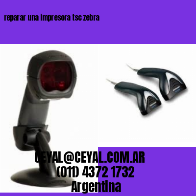 reparar una impresora tsc zebra