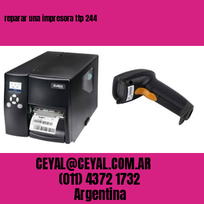 reparar una impresora ttp 244