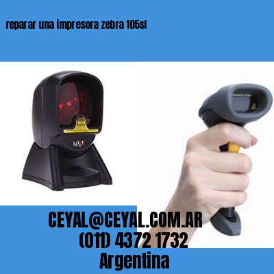 reparar una impresora zebra 105sl