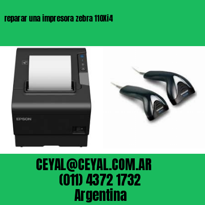 reparar una impresora zebra 110Xi4