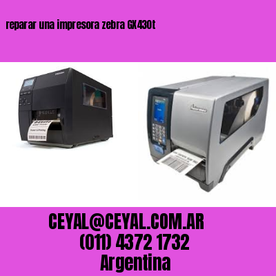 reparar una impresora zebra GX430t