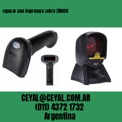 reparar una impresora zebra ZM600