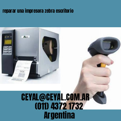 reparar una impresora zebra escritorio