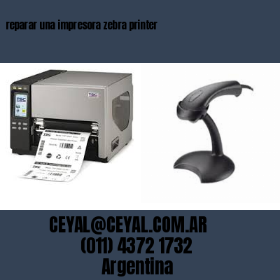 reparar una impresora zebra printer
