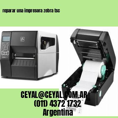 reparar una impresora zebra tsc