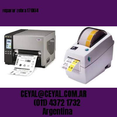 reparar zebra 170Xi4