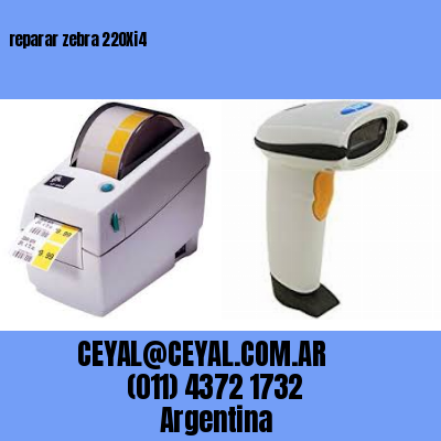 reparar zebra 220Xi4